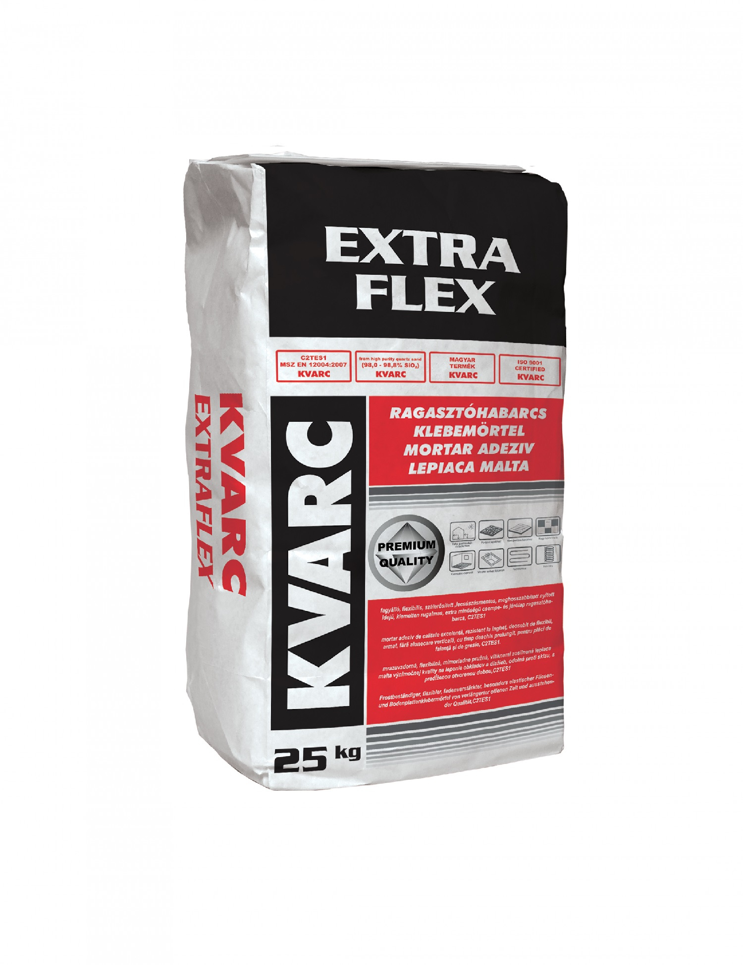EXTRAFLEX csempe- és járólapragasztó — Kvarc Ásvány