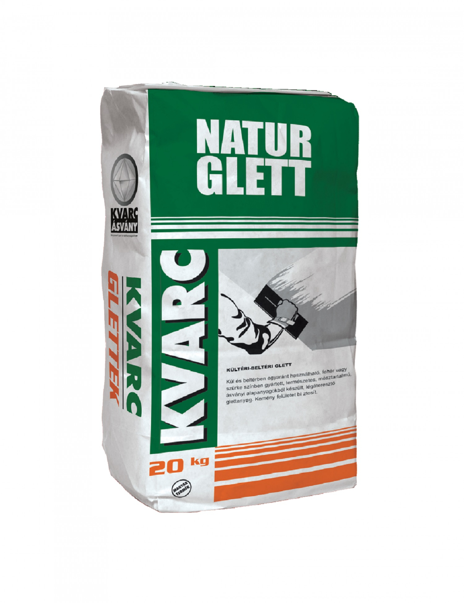 KVARC NATURGLETT beltéri-kültéri fehér — Kvarc Ásvány